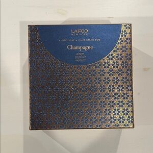 Unopened Lafco Liquid Soap & Hand Cream Set in champagne